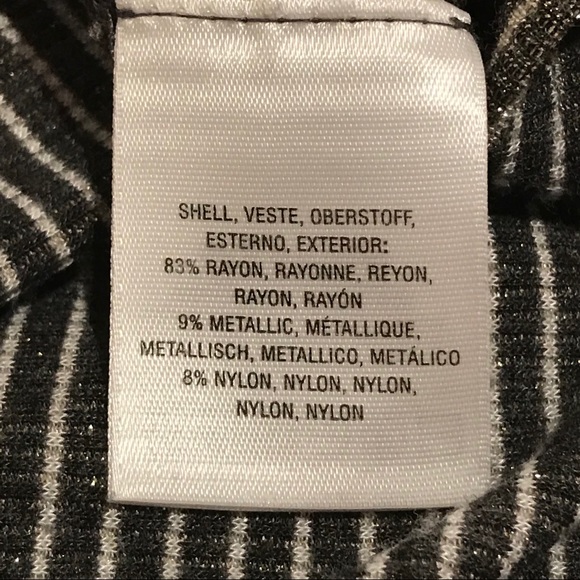 ANTHROPOLOGIE Akemi + Kin Striped Henley Top Large - Picture 11 of 13